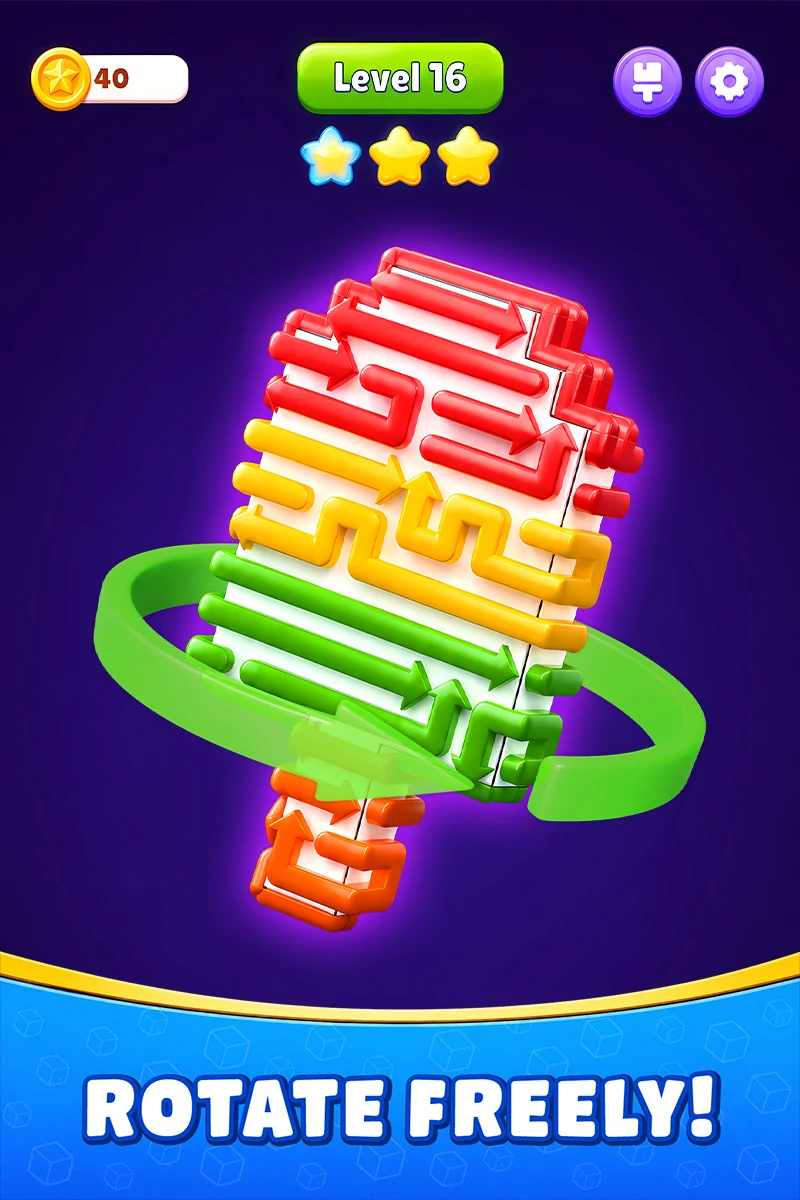 Cube Escape 3D: Tap Arrow Out screenshot