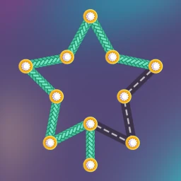 أيقونة One Line Puzzle - One Rope